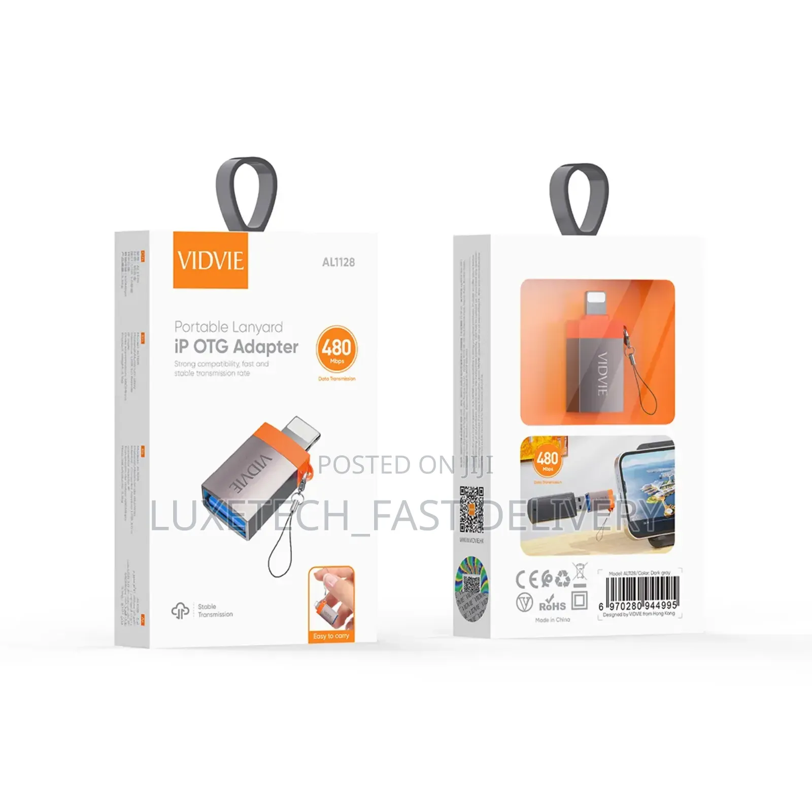 Vidvie Lightning to Usb Otg Adapter Data Speed 480mbps