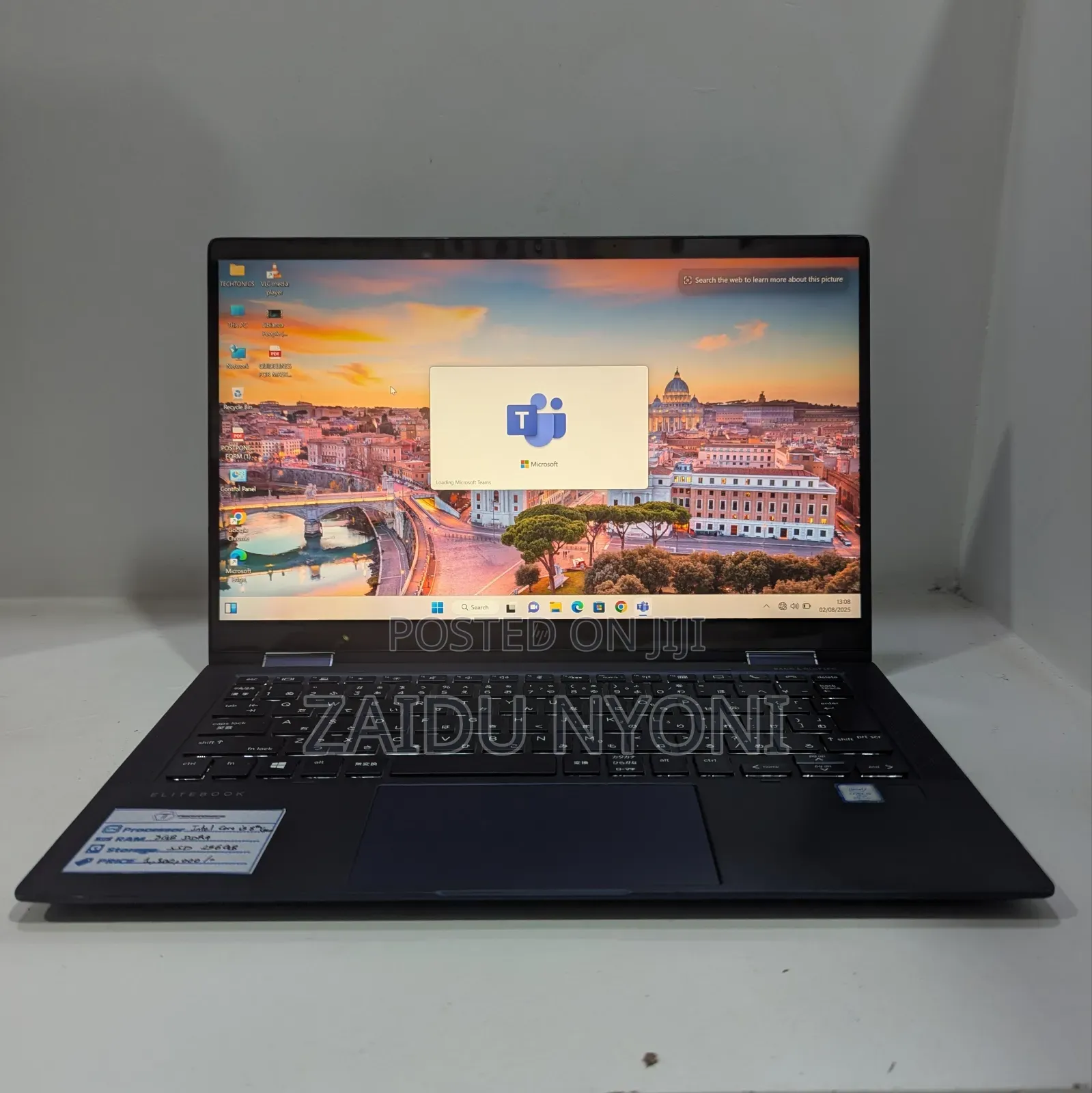 New Laptop HP Elite Dragonfly X360 8th Gen 8GB Intel Core I5 SSD 256GB