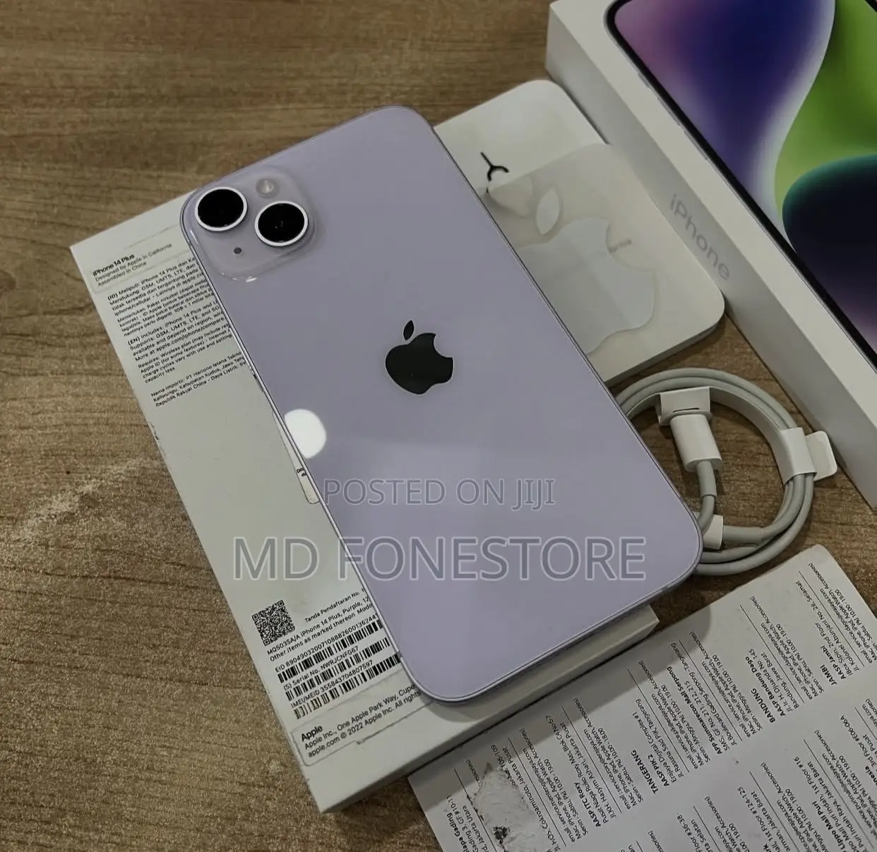 New Apple iPhone 14 256 GB Purple