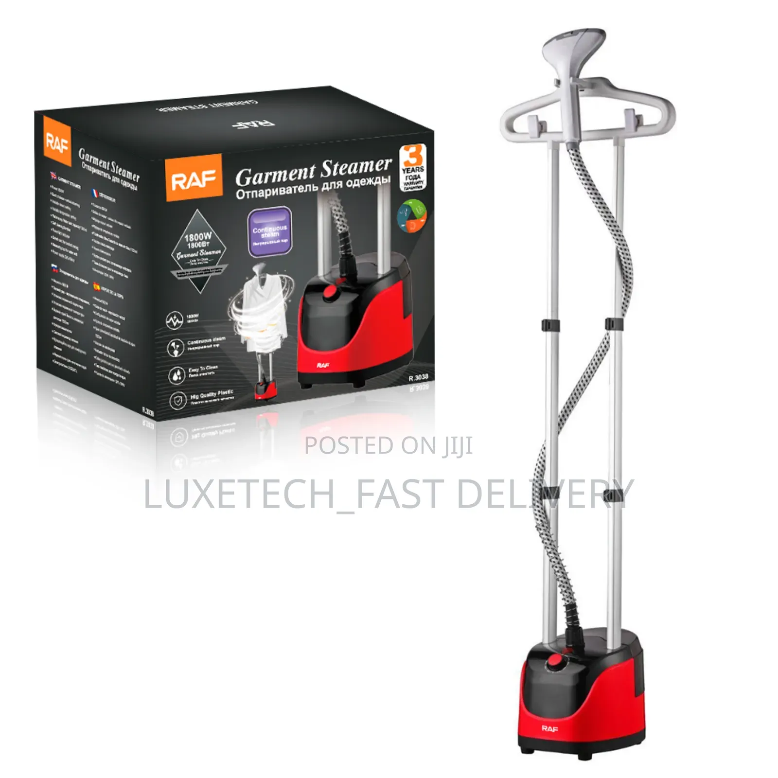 Raf R.3038 Clothes Steamer – Fast and Efficient Ironing