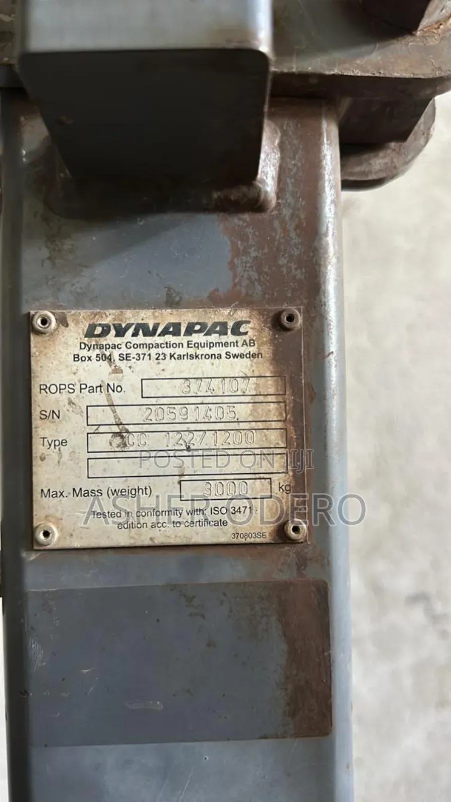 Dynapac Double Drum Roller