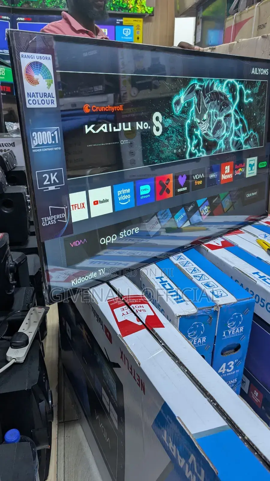 Ofa Ofa = Ailyons Tv Nchi 43 Smart Uhd Warranty Mwaka