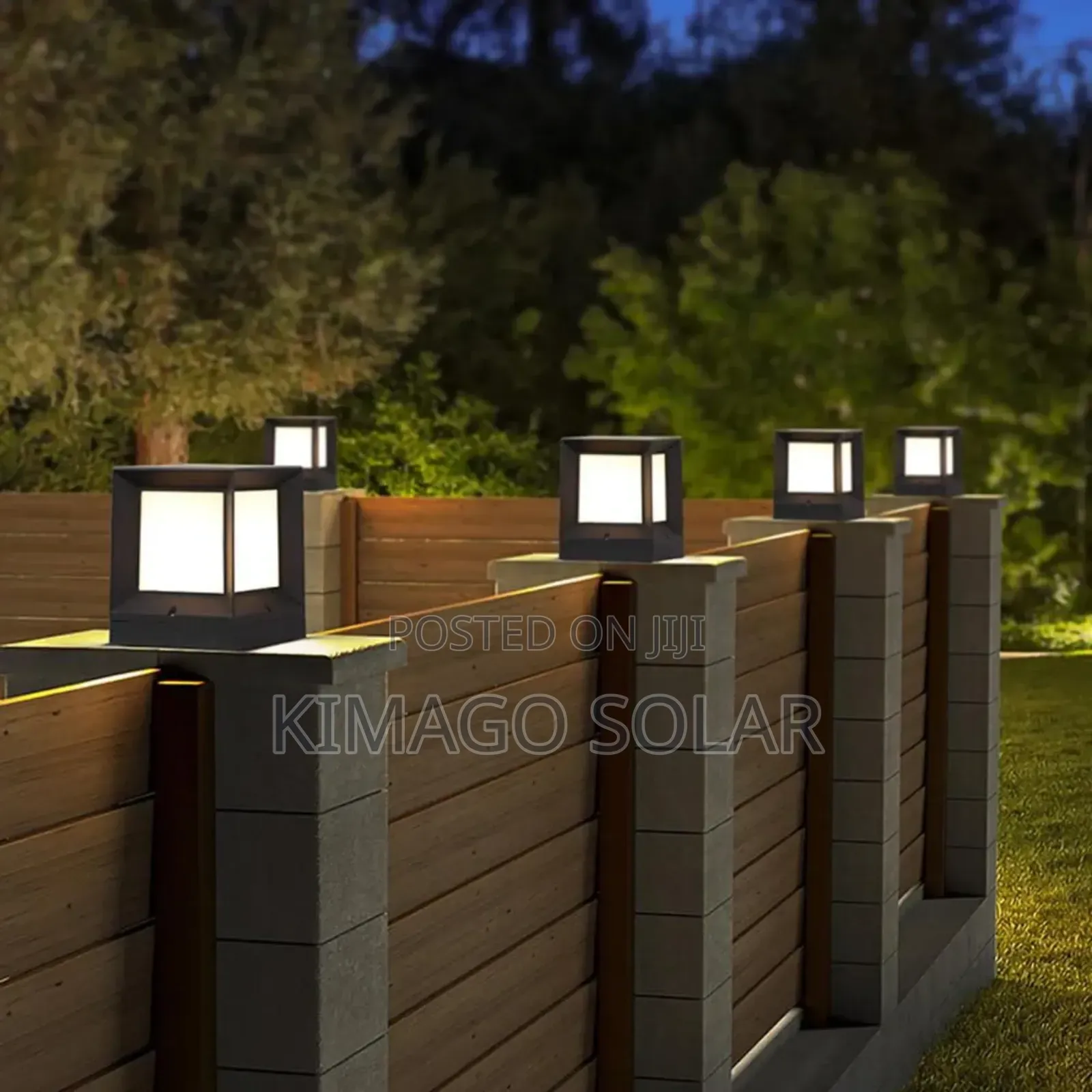 Solar Pillar Light Isiyo Na Bili Ya Umeme