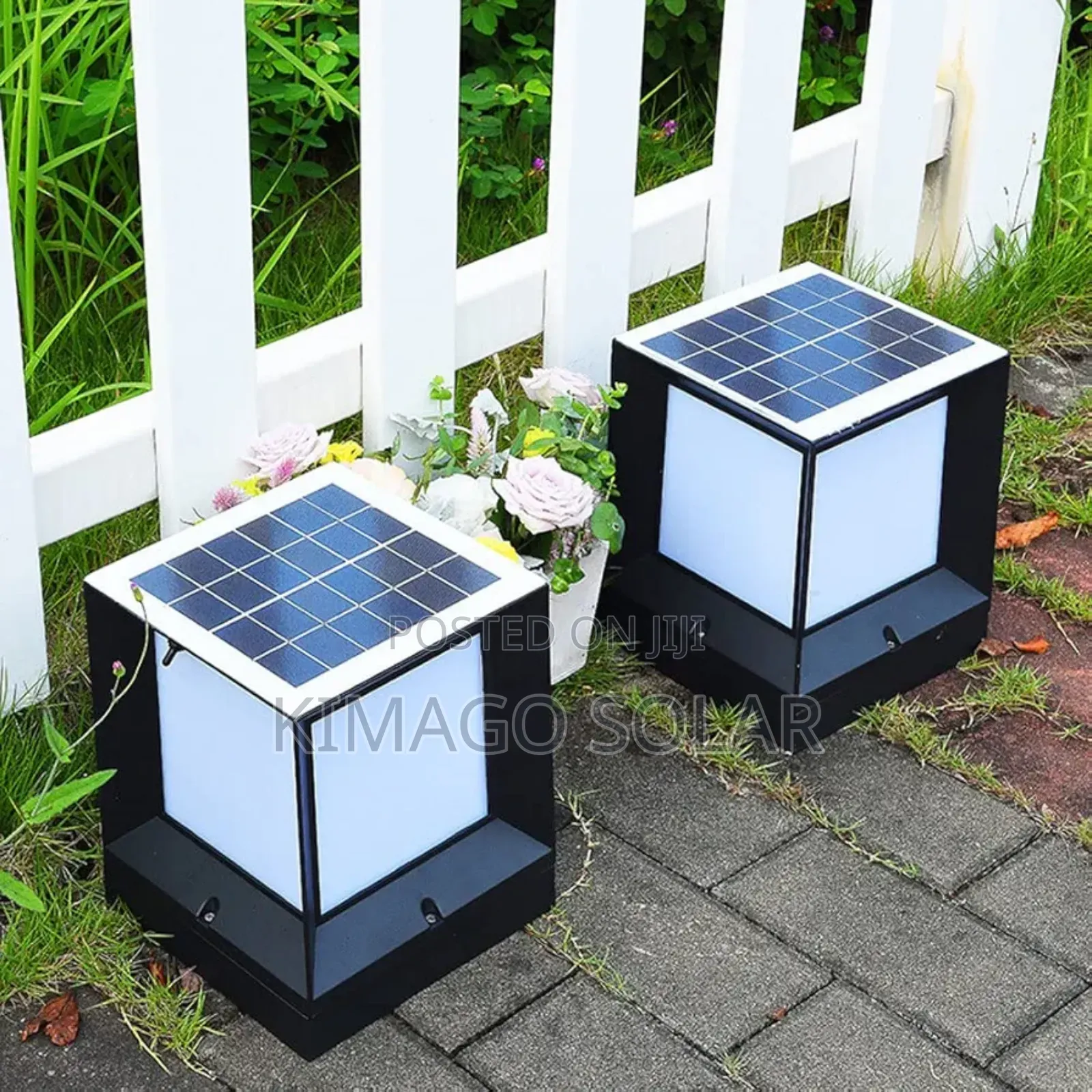 Solar Pillar Lamp Yenye Betri Kali Lithium