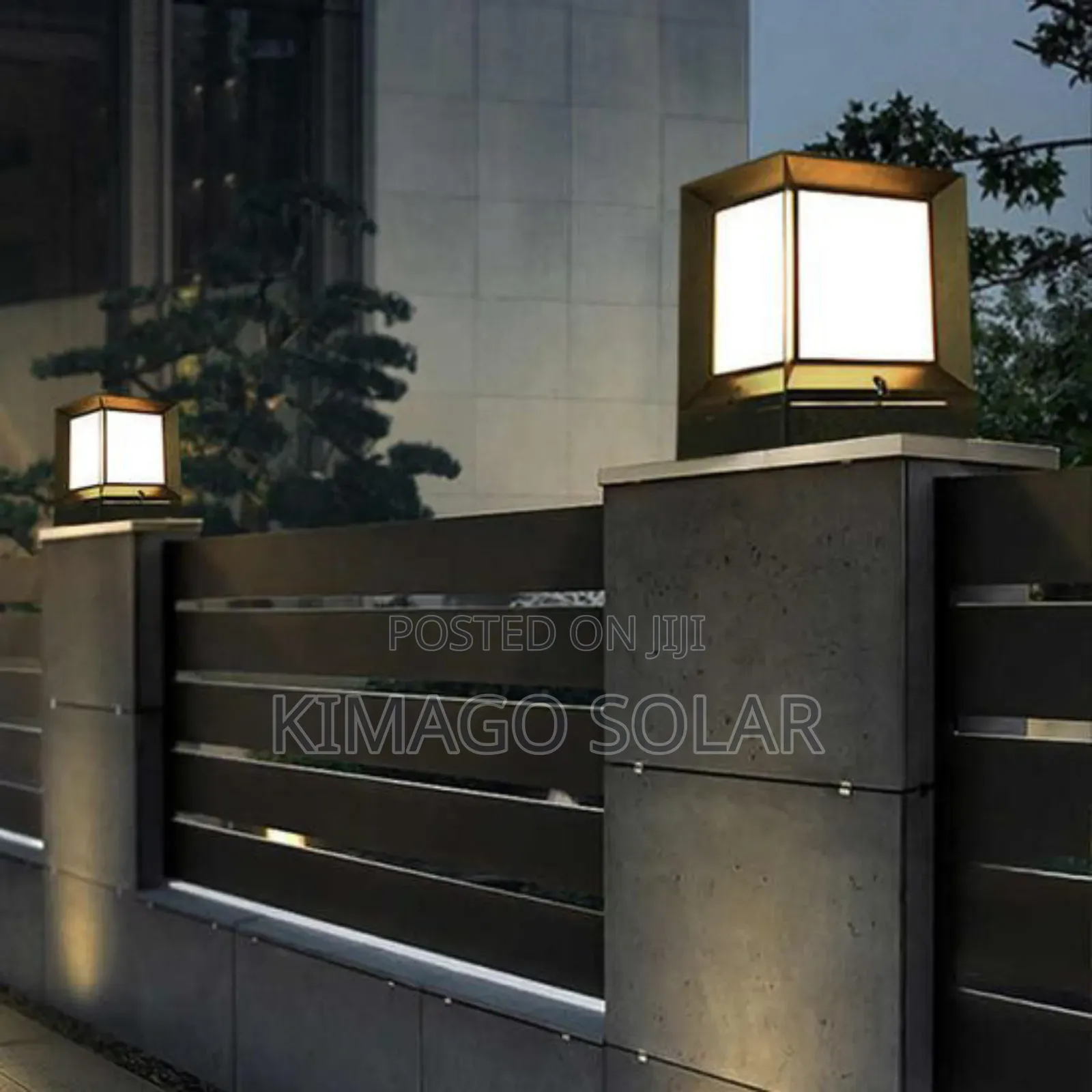 Taa Ya Solar Pillar Light Inayowasha Moja Kwa Moja