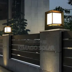 Taa Ya Solar Pillar Light Inayowasha Moja Kwa Moja