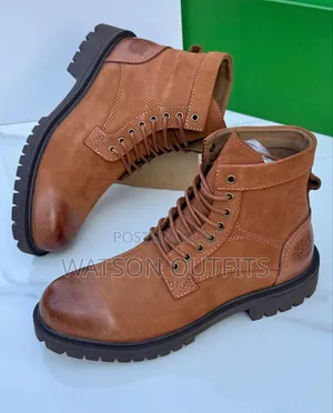 Men's Leather Boots or Shoes Za Ngozi Original and Official