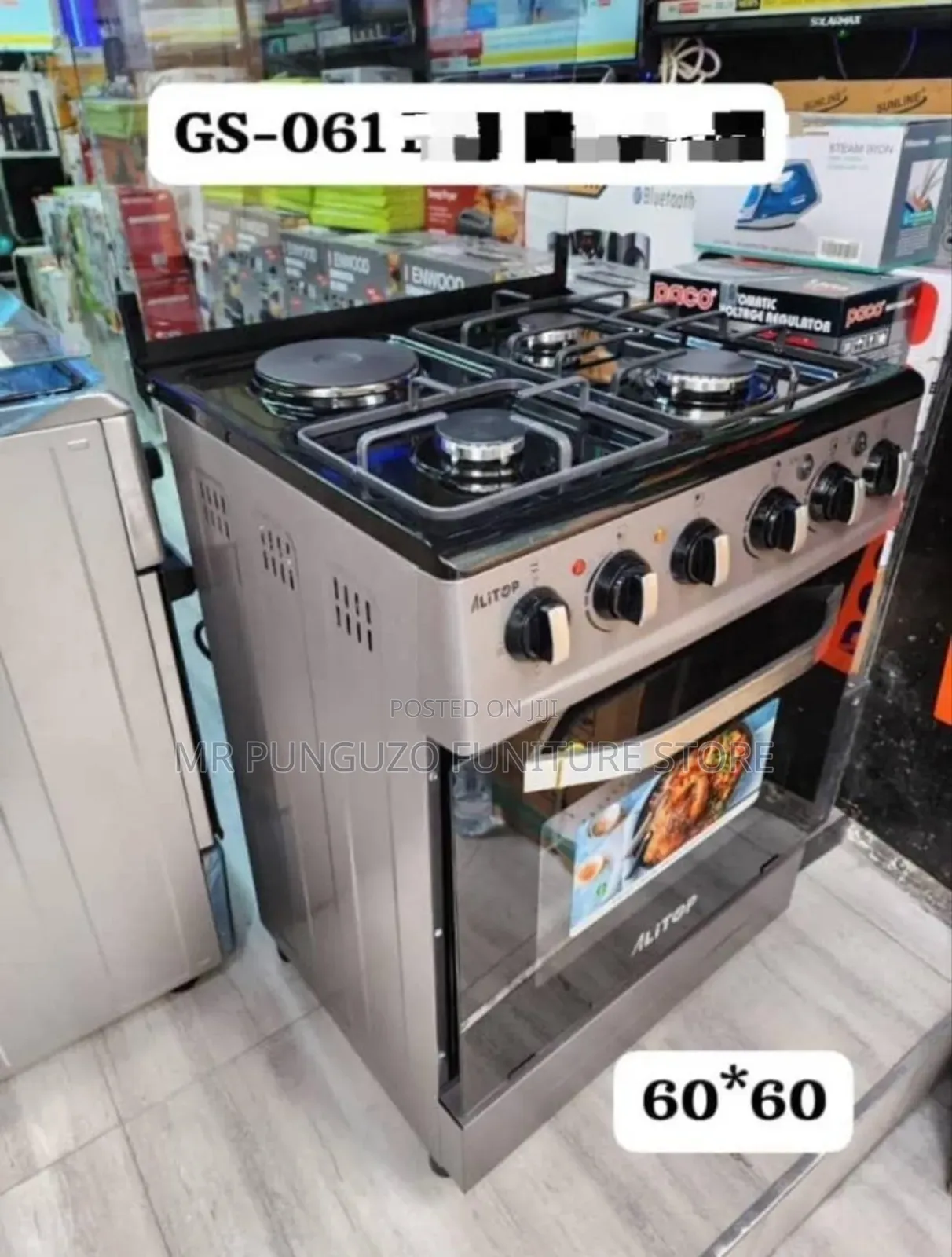 *Alitop Electric Gas Cooker* Size: 60/60 * Three Gas