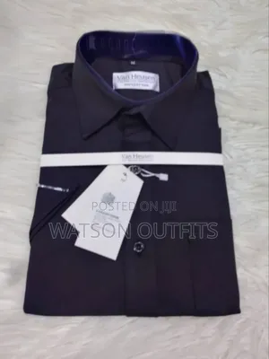 Men's Shirts or Shati Za Plain Za Short Sleeve