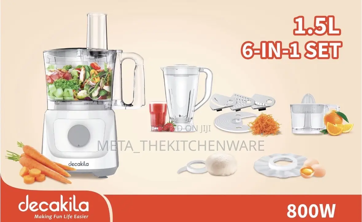 Decakila Food Processor 800w