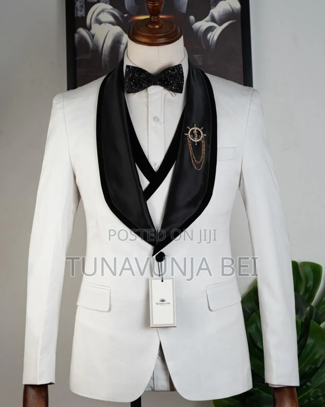 Bagozza White Wedding Suit