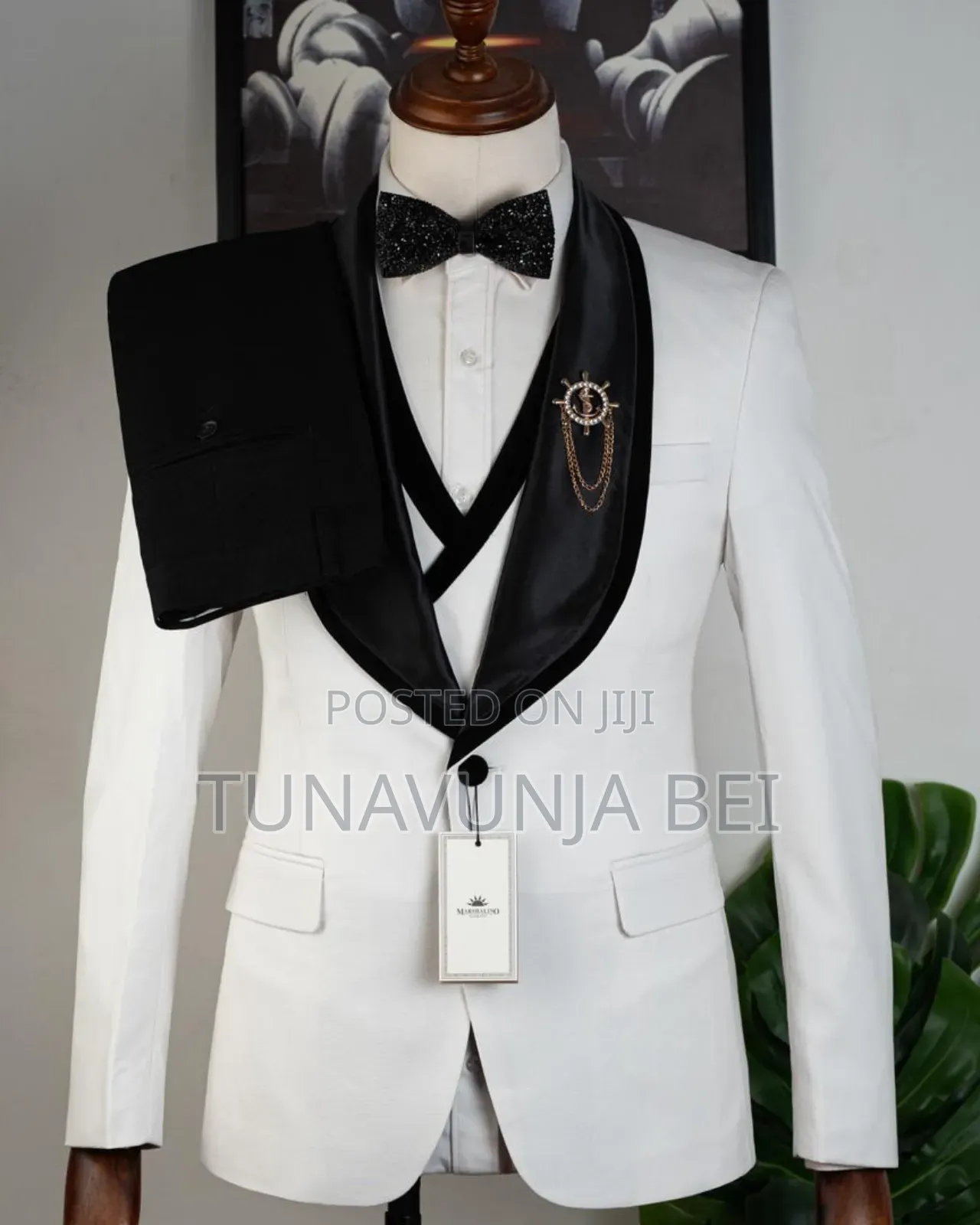 Bagozza White Wedding Suit