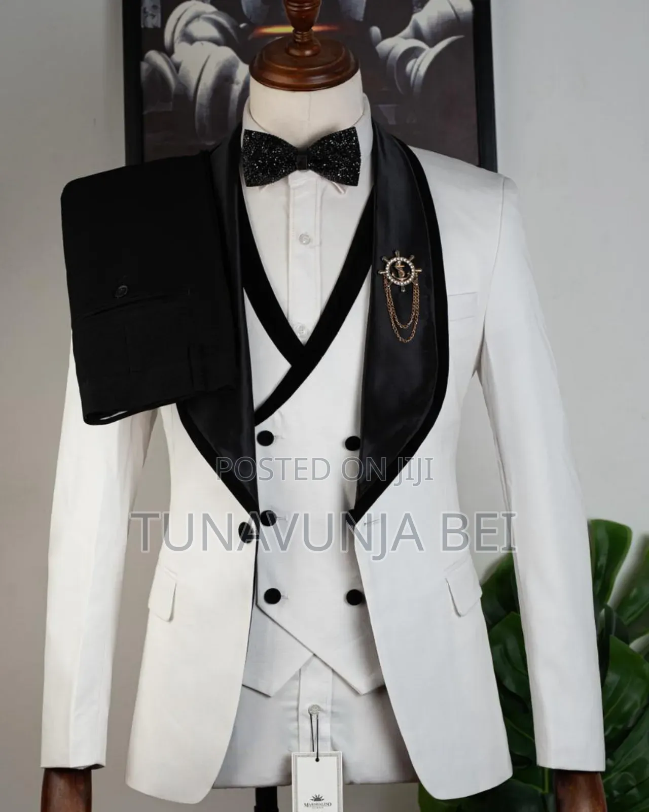 Bagozza White Wedding Suit