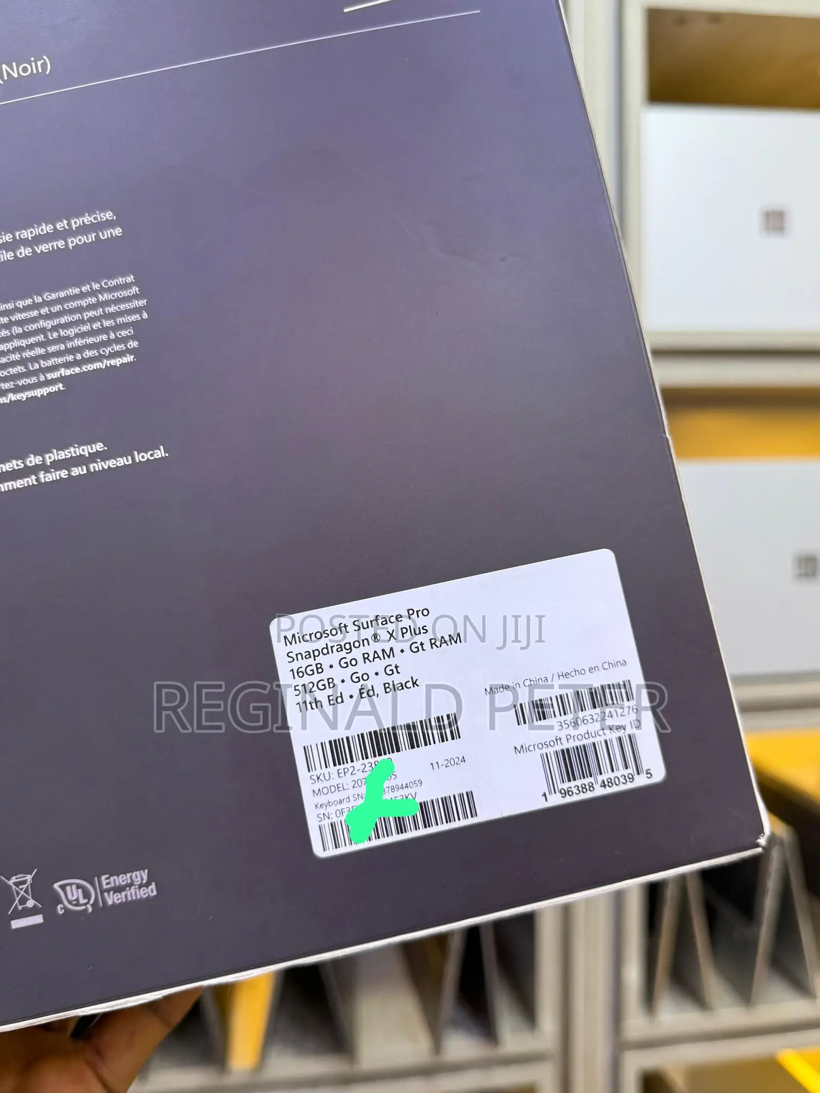 Laptop Microsoft Surface Pro 11th Edition, a Copilot+ PC 16GB SSD 512GB
