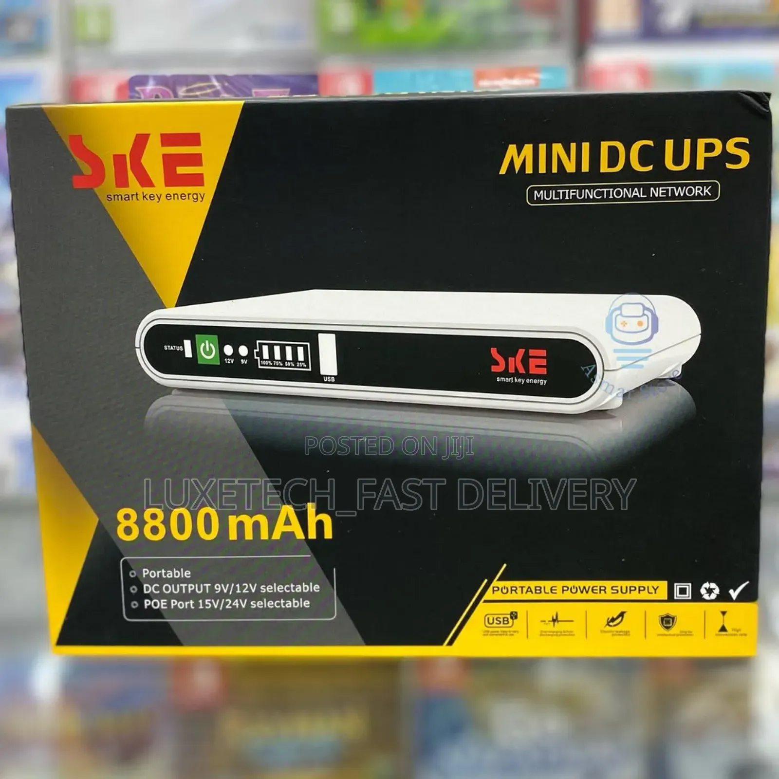 Instant Backup Mini Dc Ups for Wi-Fi and Security Systems