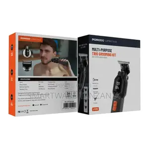 Porodo Lifestyle Multi-purpose Trio Grooming Kit - Black