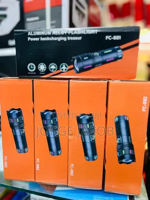 The Fc-882b Led Outdoor Rechargeable Cob Torch Light