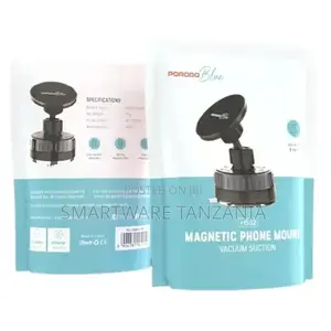 Porodo Blue Magnetic Phone Mount - Black