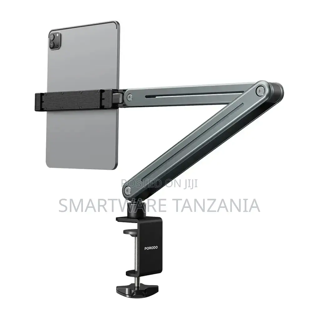 Porodo Multi-Joint Phone Tablet Mount Stand- Gray