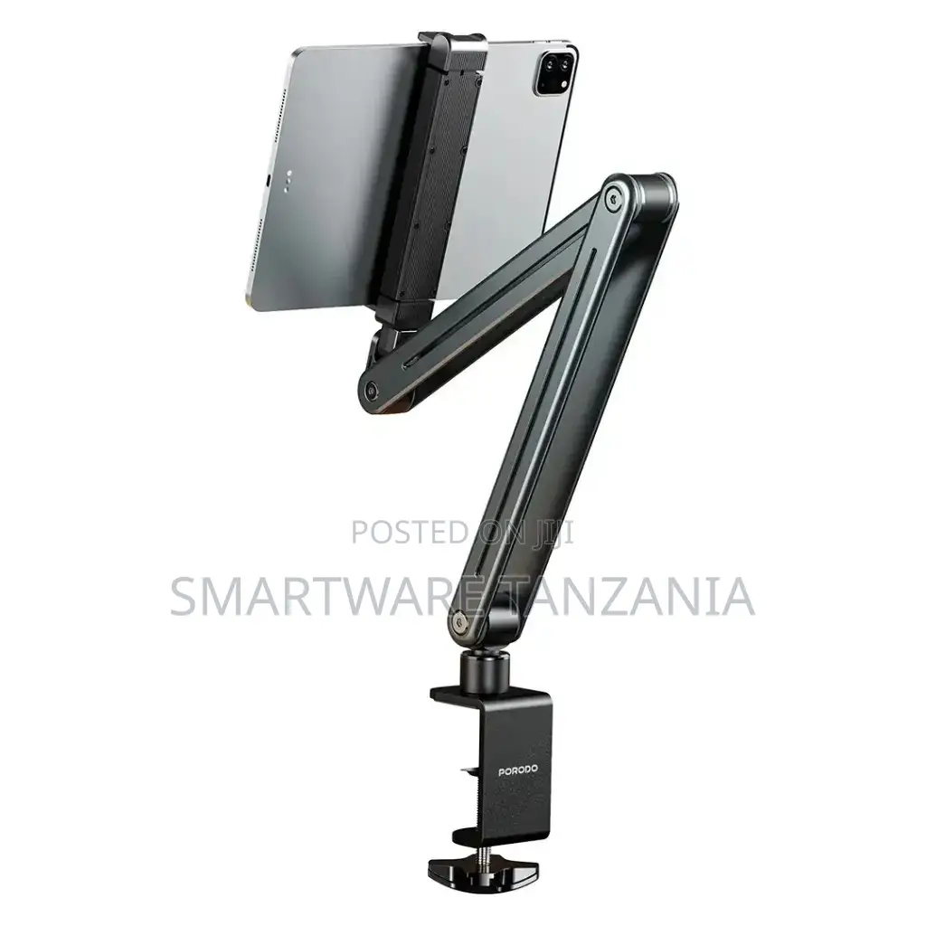 Porodo Multi-Joint Phone Tablet Mount Stand- Gray
