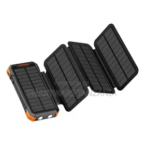 Porodo Power Bank 20000mah 4-panel Solar - Black