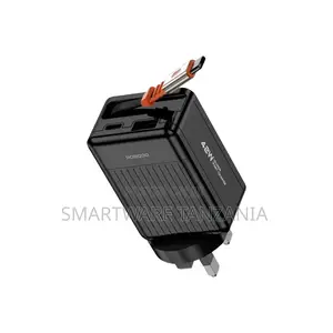 Porodo 75cm Retractable Type-c Super Quick Gan Charger