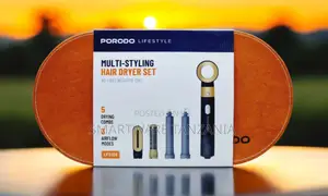 Porodo Lifestyle Multi-Styling Hair Dryer Set - Black