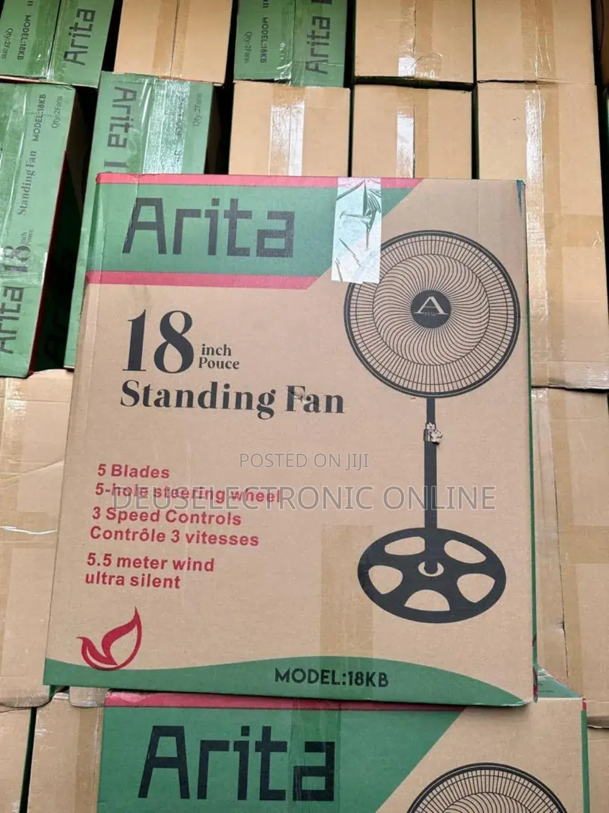 Electric Stand Fan 18"