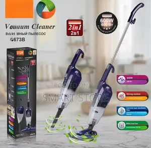 2-in-1 Wired Handheld Vacuum Cleaner – 600w High Power