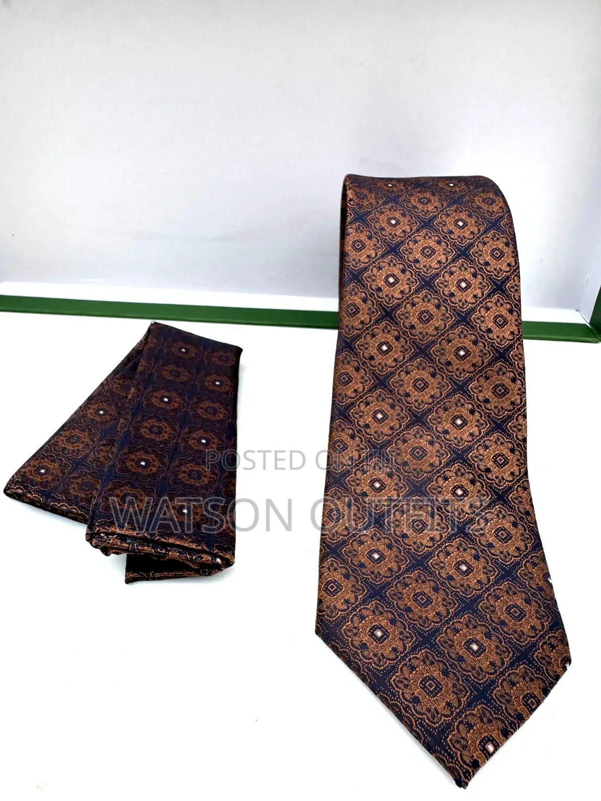 Long or Knit Tie With Pocket Square Smart and Original