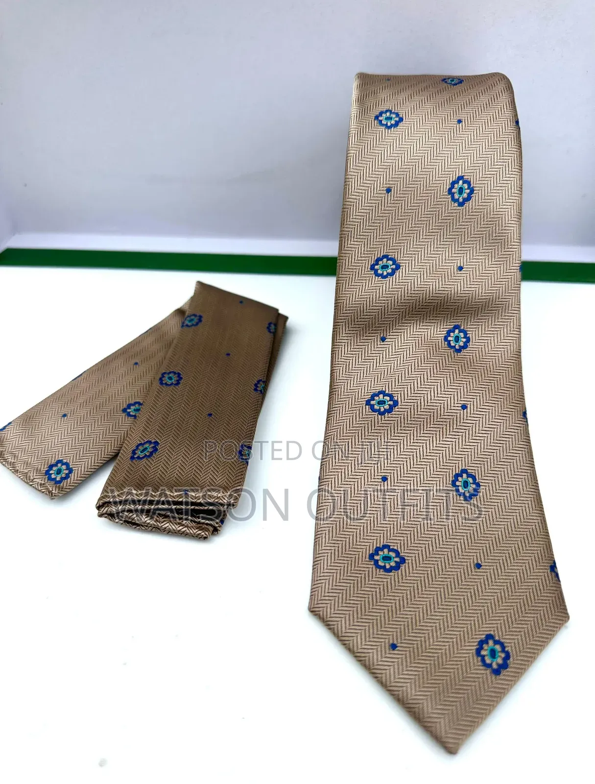 Long or Knit Tie With Pocket Square Smart and Original