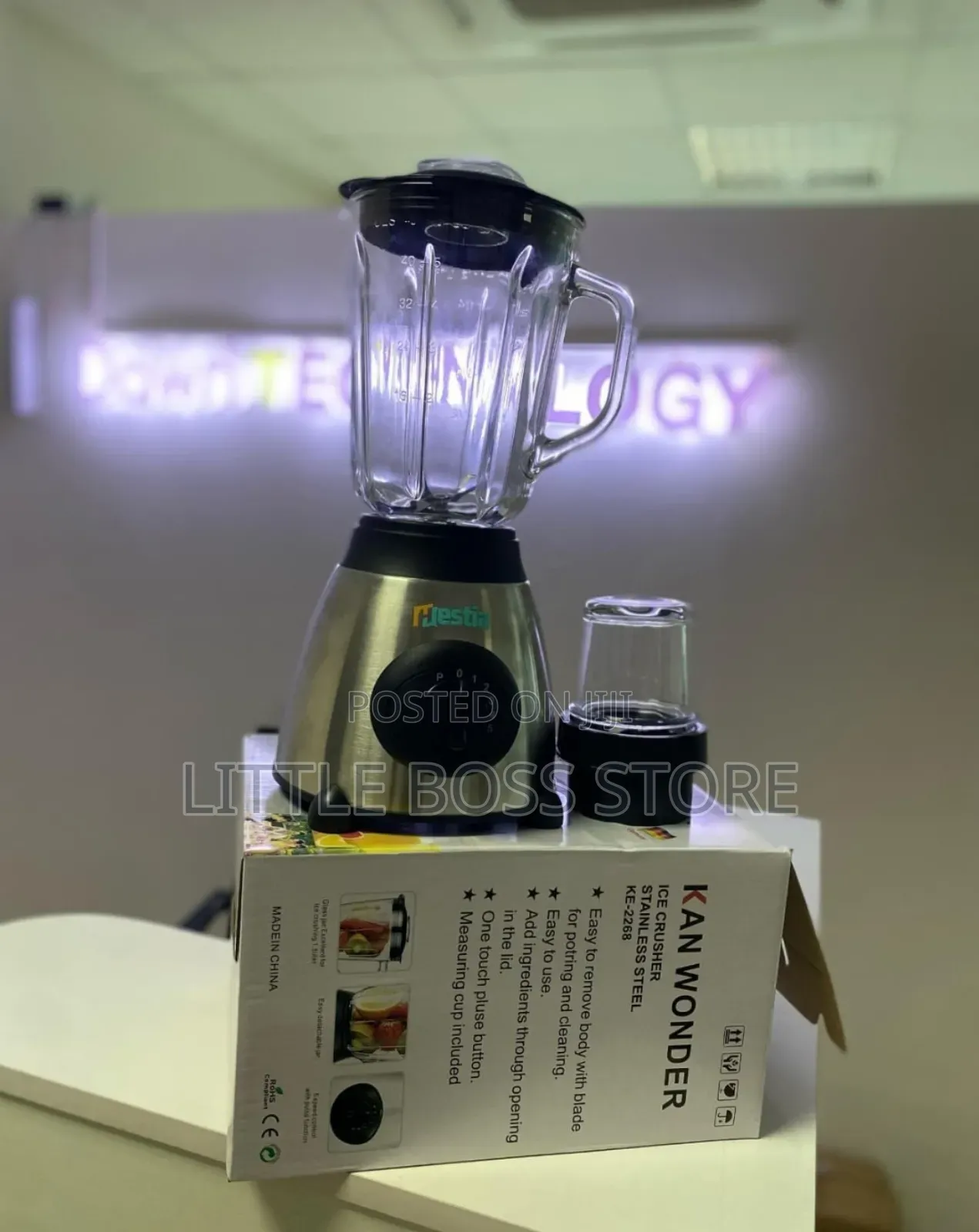 Glass Blender Liter 1.5