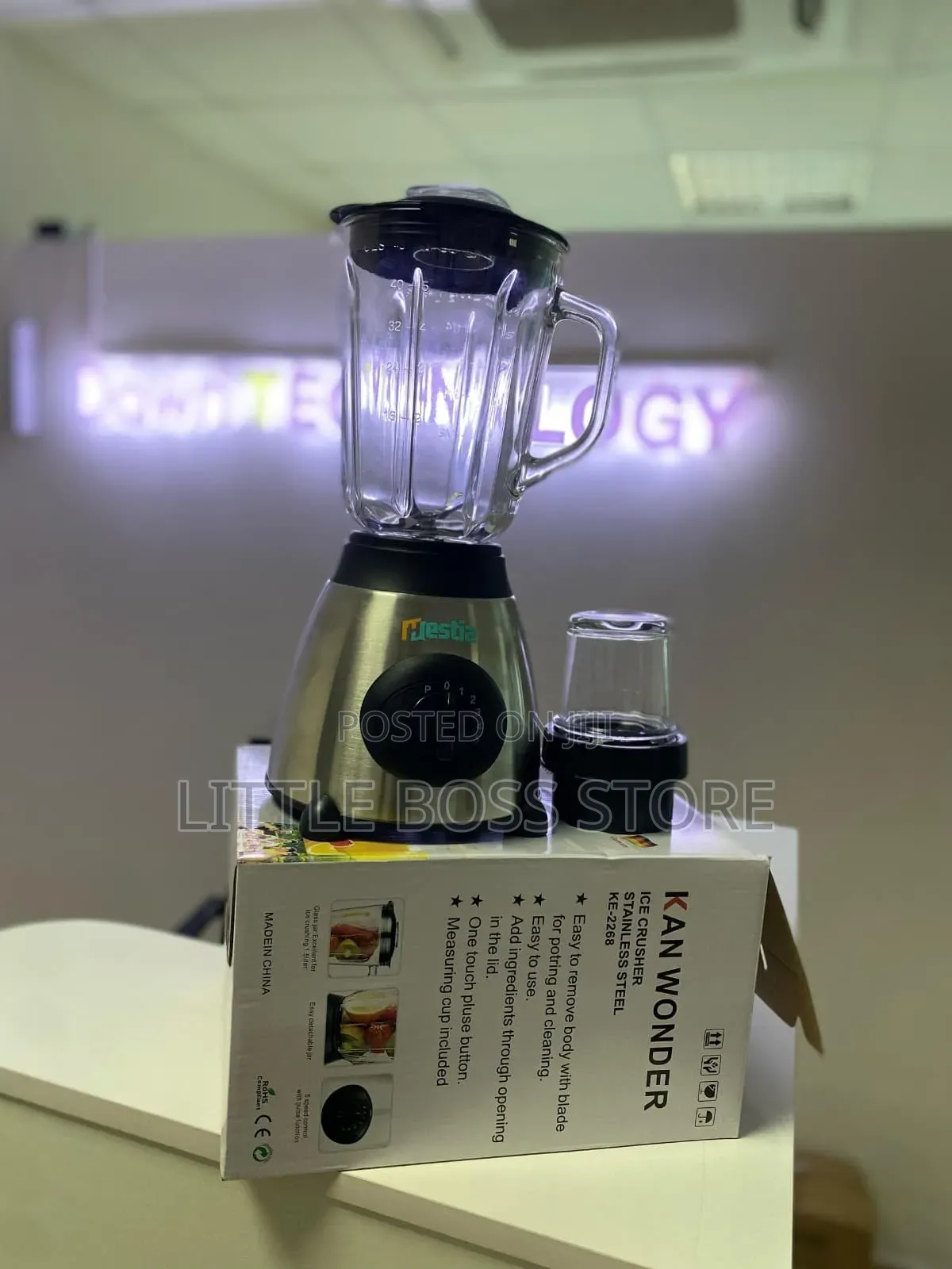 Glass Blender Liter 1.5