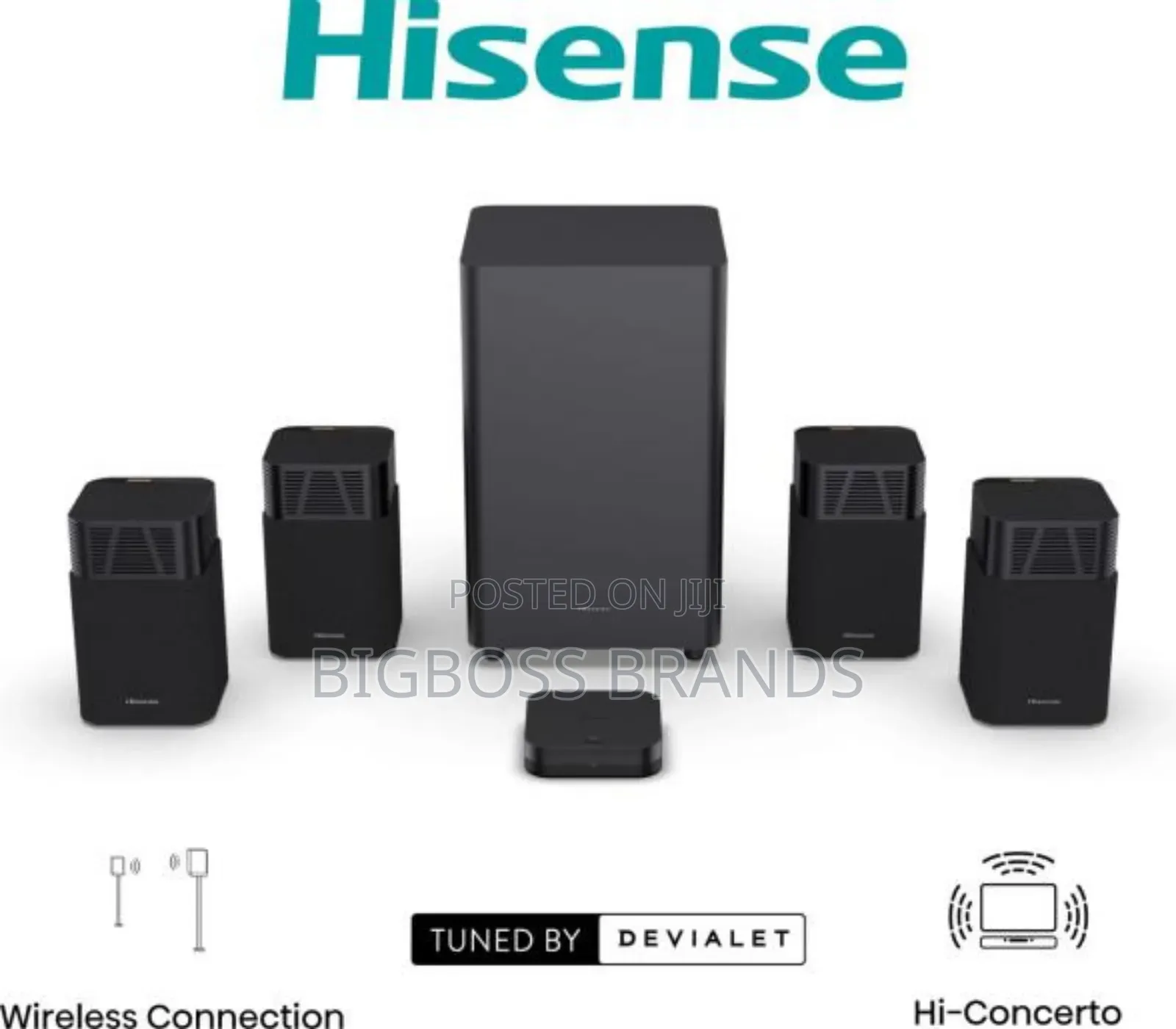 Hisense Home Theater 720w (Ht Saturn) Wireless Speakers