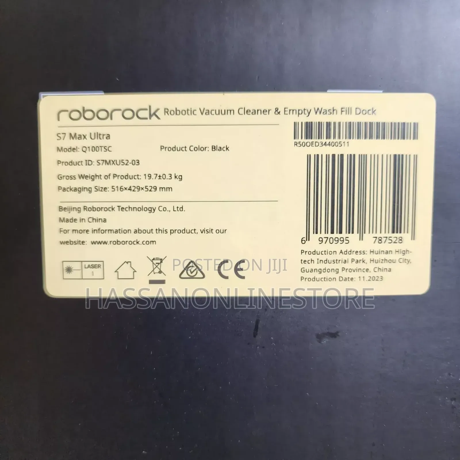 Roborock S7 Max Ultra Robotic Vacuum Cleaner