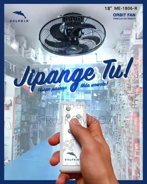 Orbit Fan With Remote Control Size 18