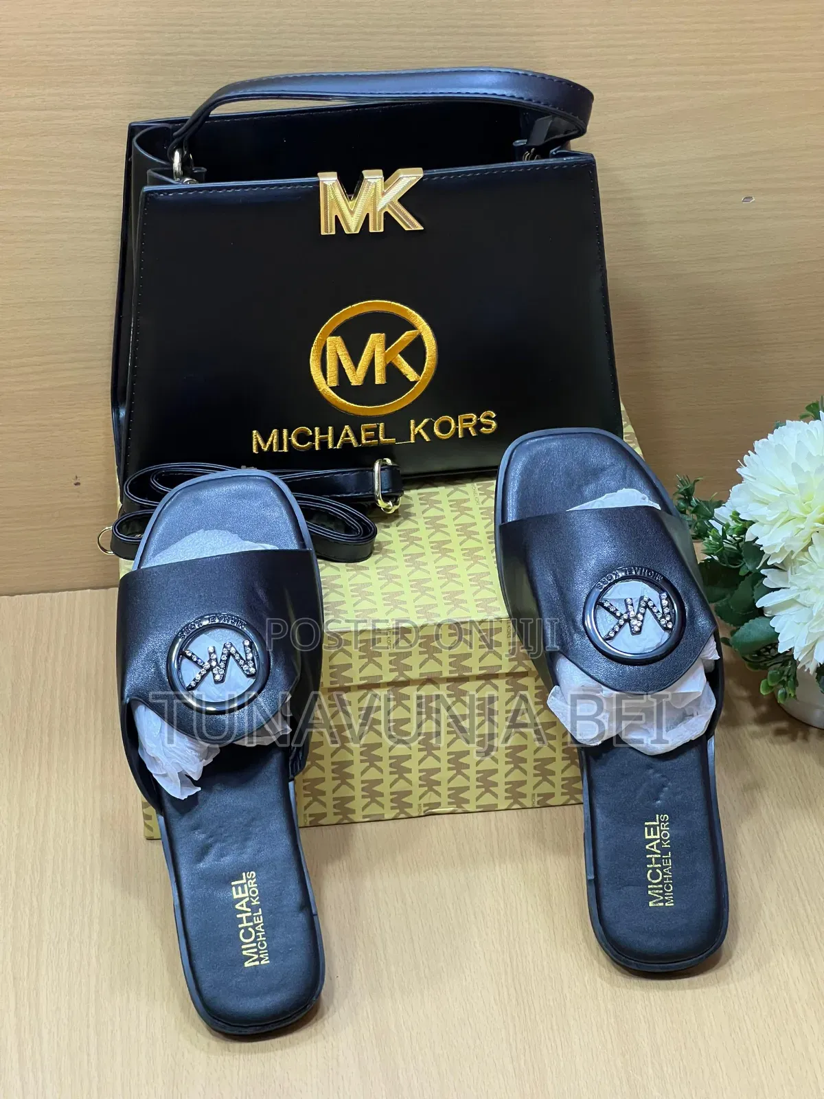 Brand Mk Full Box  Bag + Sandals