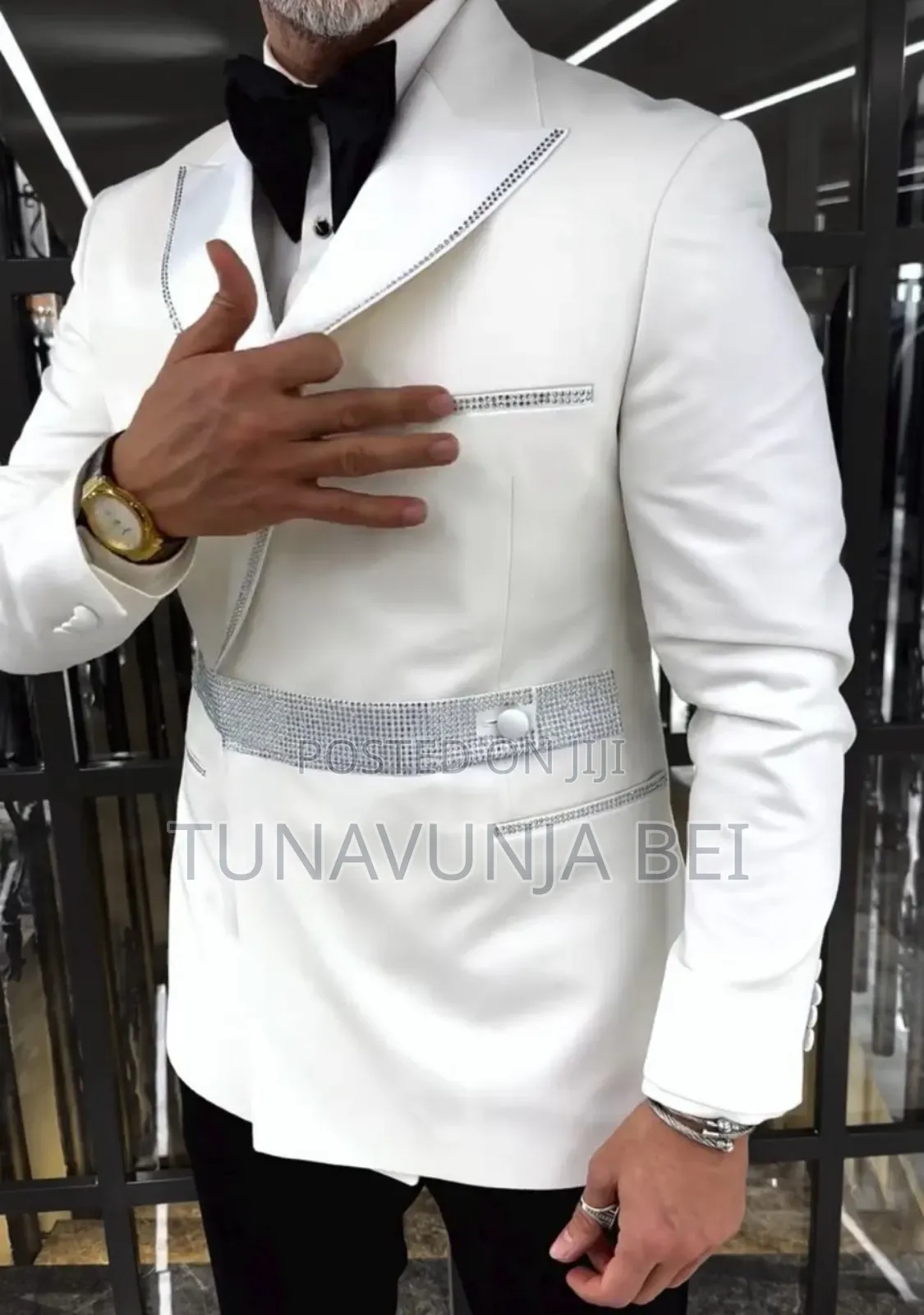 Belt Wedding Suit Classic