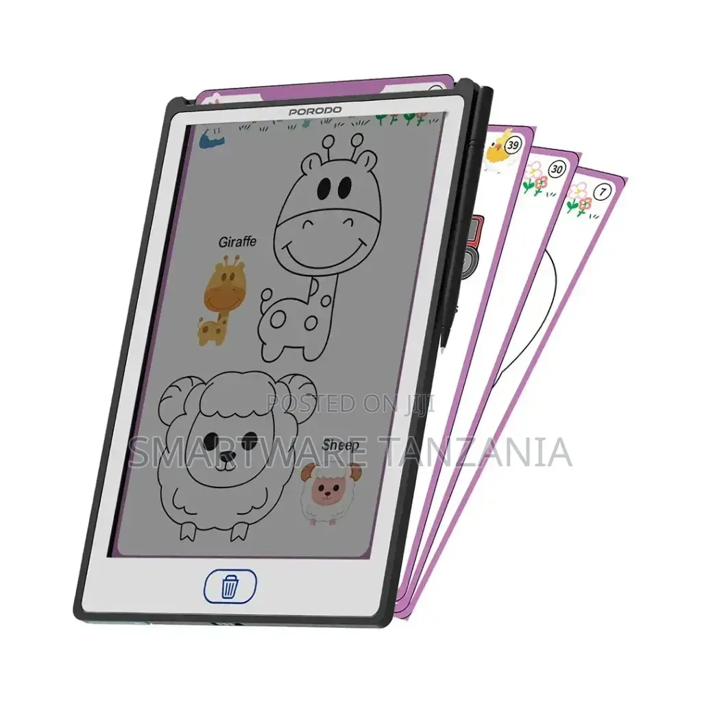 Porodo Kids Writing Tablet - Black