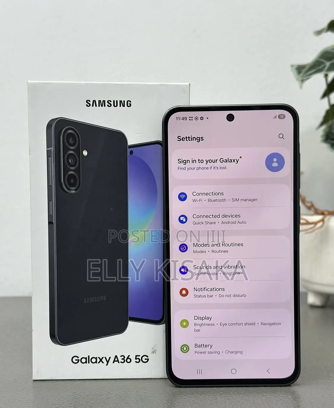 New Samsung Galaxy A36 128 GB Black