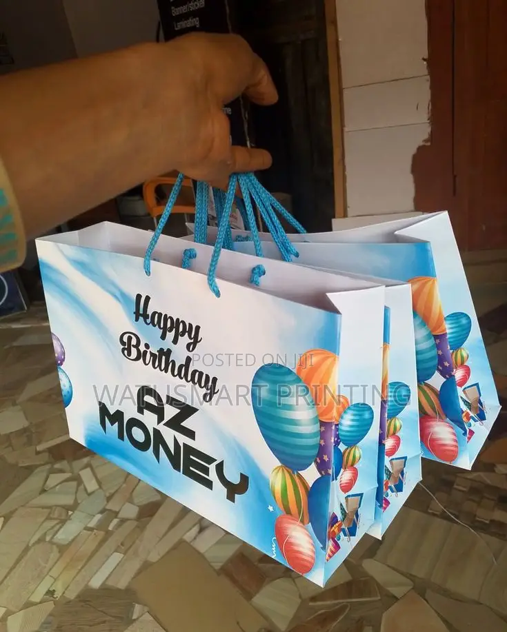 Mifuko Ya Gift Bags Tunaprint Logo Na Picha Yako