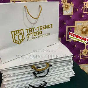 Mifuko Ya Gift Bags Tunaprint Logo Na Picha Yako