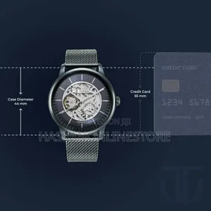 Titan Skeletal Automatic Blue Dial Blue Watch for Men