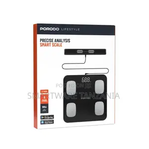 Porodo Lifestyle Precise Analysis Smart Scale - Black