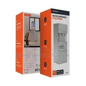 Porodo Lifestyle Water Dispenser Ice Maker - Silver