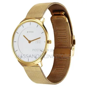 Titan Edge Slim Stainless Steel White Dial Analog Watch