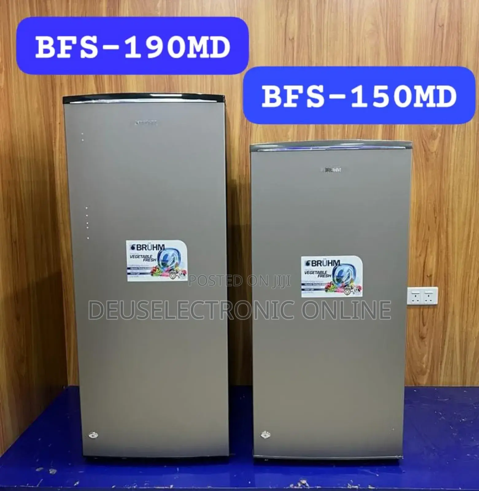 *Brühm Single Door Refrigerator 150l (Bfs-150md) -
