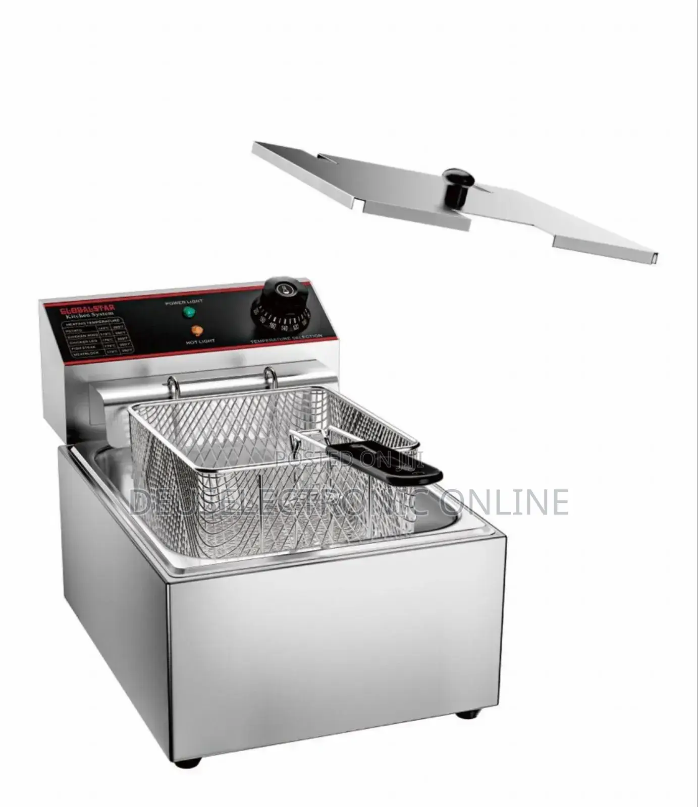Deep Fryer Brand: Global Star Size: 6.0l