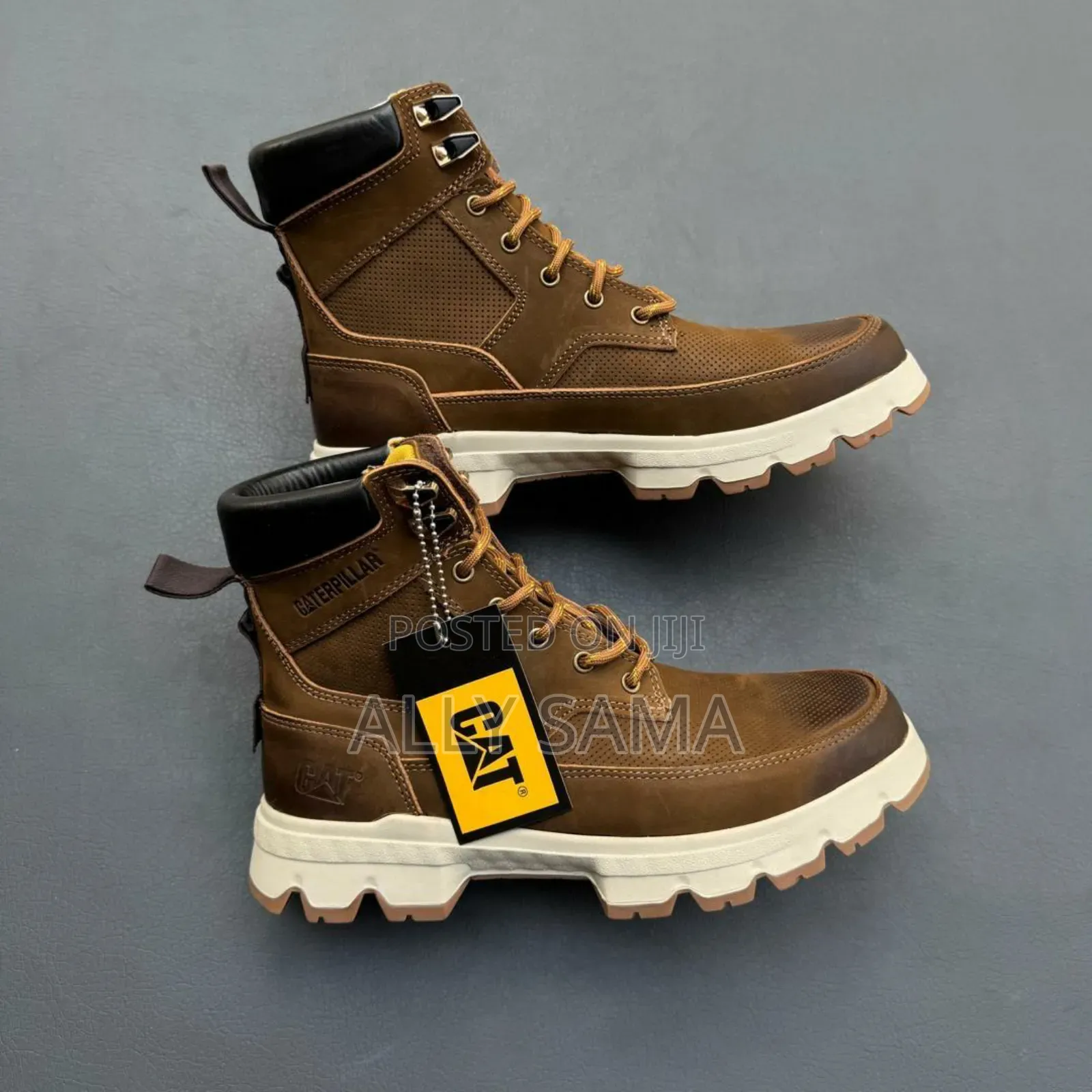 Mens Boots Caterpillar Pure Leather