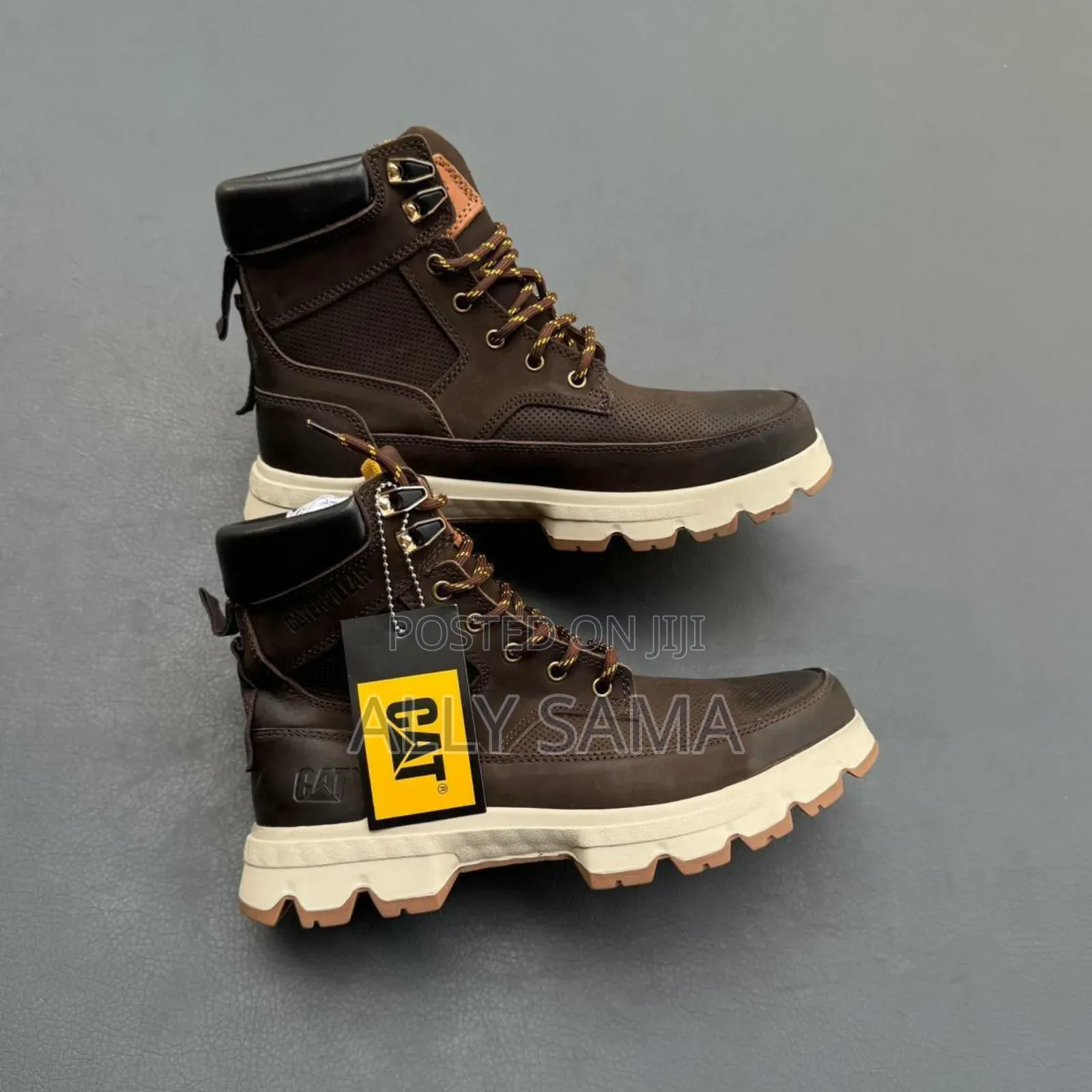 Mens Boots Caterpillar Pure Leather